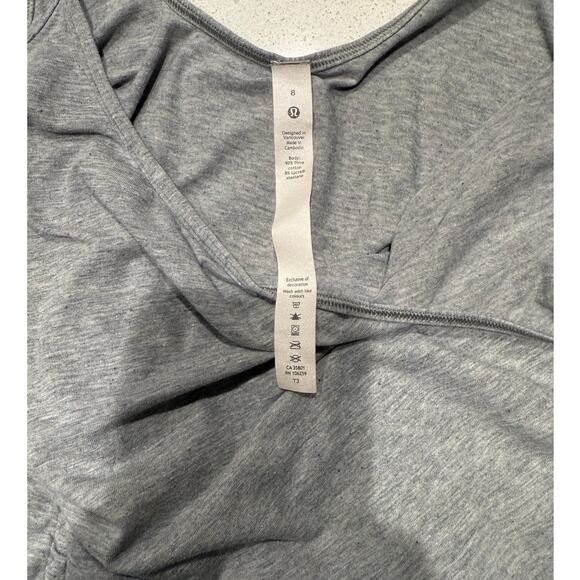 Lululemon‎ Always Two Sides Tank in Grey Size 8 - Picture 4 of 4